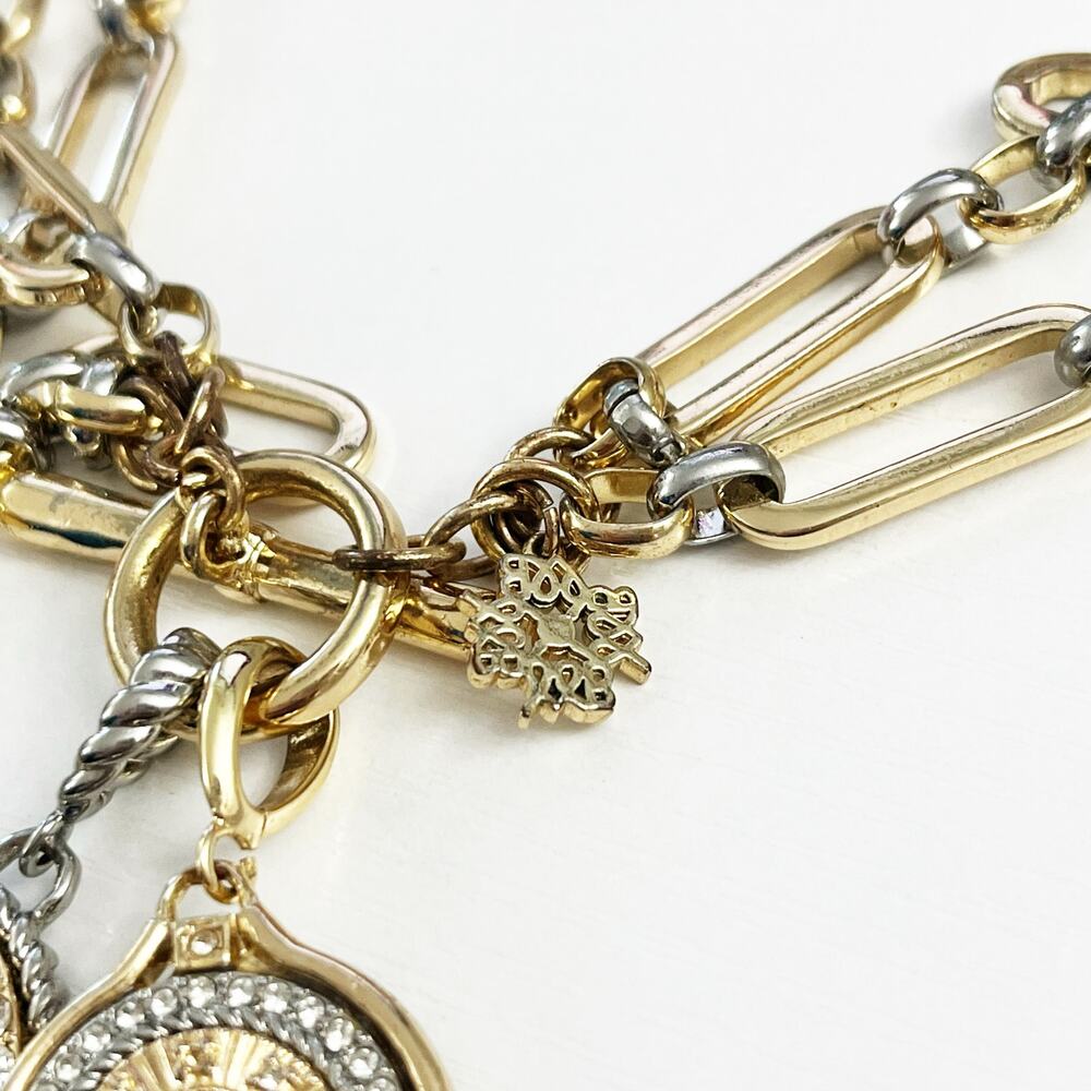 White House Black Market Medallion Charm Necklace - Picture 6 of 8